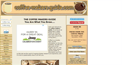 Desktop Screenshot of coffee-makers-guide.com